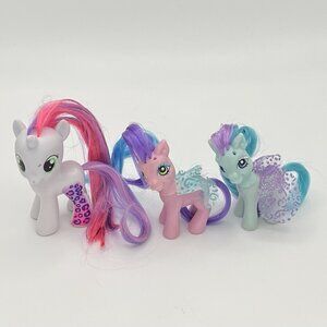 My Little Pony G3 Fairy Wing Ponies & G3.5 Leopard Unicorn Lot Of 3 Toy Figures